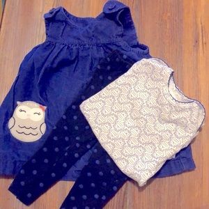 Just One You Carters 3pc dress set
